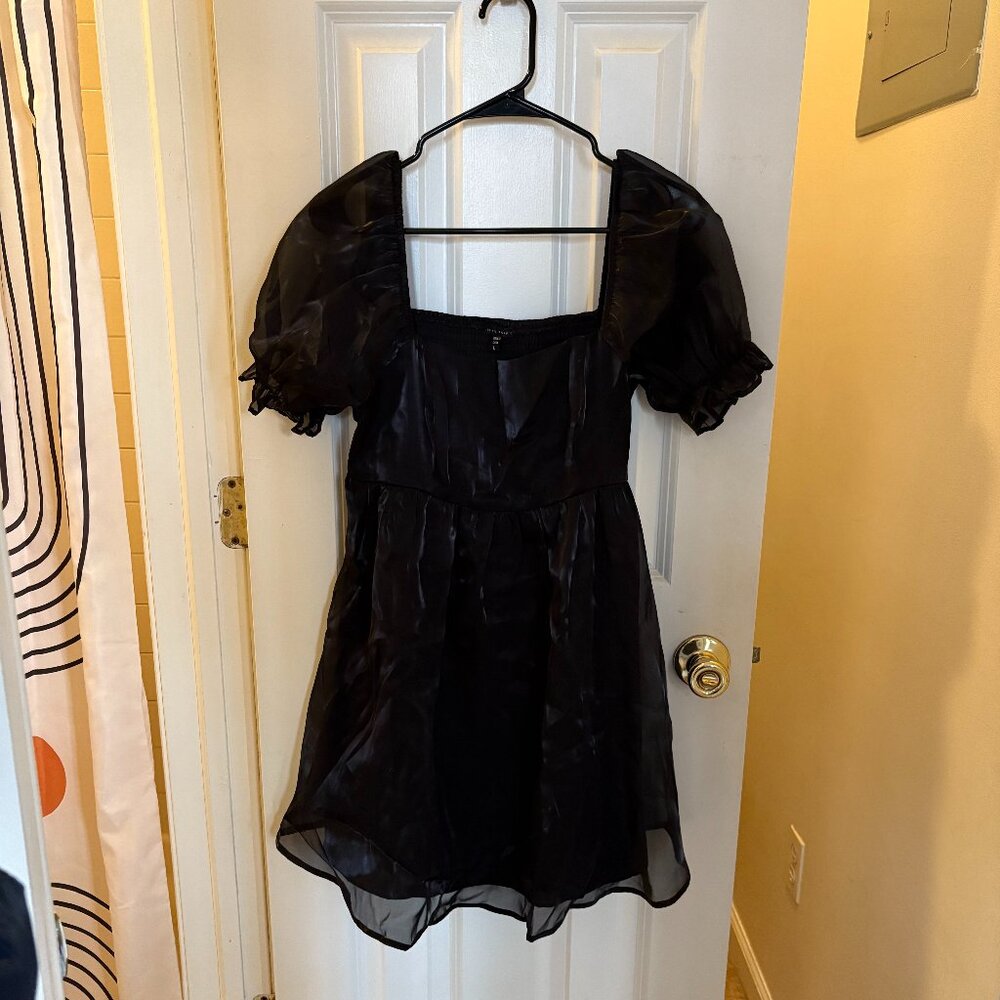 Vintage Black Minidress - Size Large